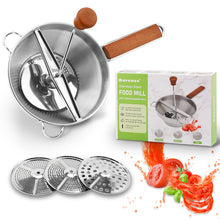 Load image into Gallery viewer, best stainless steel food mill With 3 Milling Discs