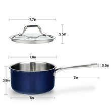 Load image into Gallery viewer, restaurant saucepan cooking blue wholesaler