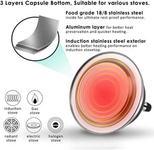 Load image into Gallery viewer, modern tea kettle stovetop 3 layers