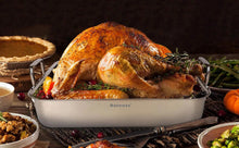 Load image into Gallery viewer, extra large turkey roasting pan best roaster metal for 25 pound turkey