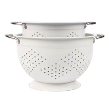 Load image into Gallery viewer, Rorence Powder Coated Steel Colander - Set of 2/3 - White/Colorful